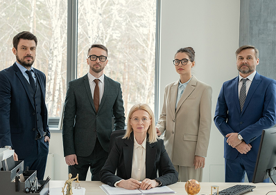 Professional business meeting